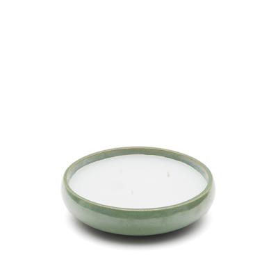 Свеча La Forma (ех Julia Grup) Sapira Керамическая свеча зеленого цвета Ø 21 см арт. 191580