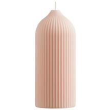 Свеча Tkano Свеча декоративная бежево-розового цвета из коллекции edge, 16,5 см арт. TK22-CND0011