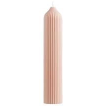 Свеча Tkano Свеча декоративная бежево-розового цвета из коллекции edge, 25,5 см арт. TK22-CND0012
