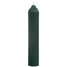Свеча Tkano Свеча декоративная темно-зеленого цвета из коллекции edge, 25,5см арт. TK22-CND0030
